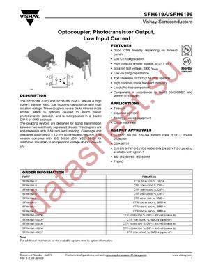 SFH6186-3 datasheet  